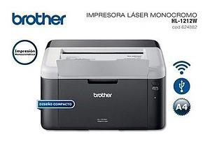 IMPRESORA BROTHER LASER MONOCROMATICA HL-1212 WIFI/USB