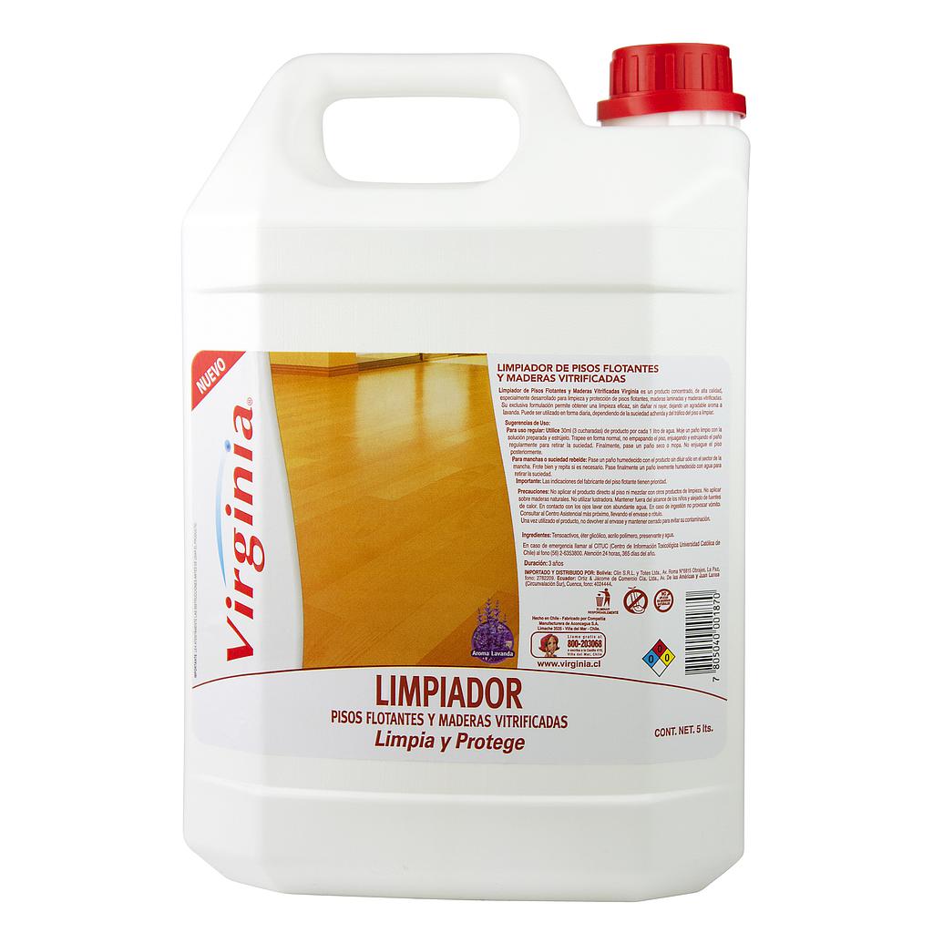 LIMPIADOR DE PISO FLOTANTE VIRGINIA LAVANDA 5 Lts