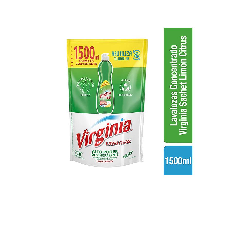 LAVALOZAS VIRGINIA CONCENTRADO LIMON 1.5 Lts DOY-PACK