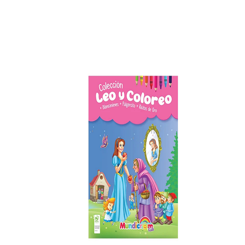 LIBRO LEO Y COLOREO BLANCA NIEVES MUNDICRON