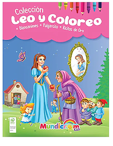 LIBRO LEO Y COLOREO LA BELLA DURMIENTE MUNDICROM