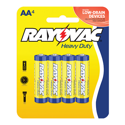 PILA RAYOVAC DE CARBON ZINC AA x 4 UND