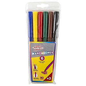 MARCADORES ARTEL 6 COLORES 