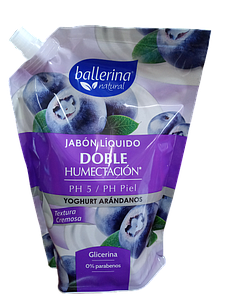 JABON LIQUIDO BALLERINA 750 ML DOYPACK YOGHURT Y ARANDANOS