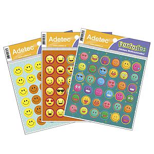 ETIQUETA ADETEC INCENTIVO CARITAS 15,5 x 16 cm 2 hjs