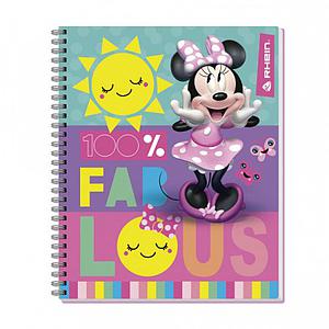 CUADERNO RHEIN UNIV. 7mm 100 Hjs MINNIE INFANTIL  