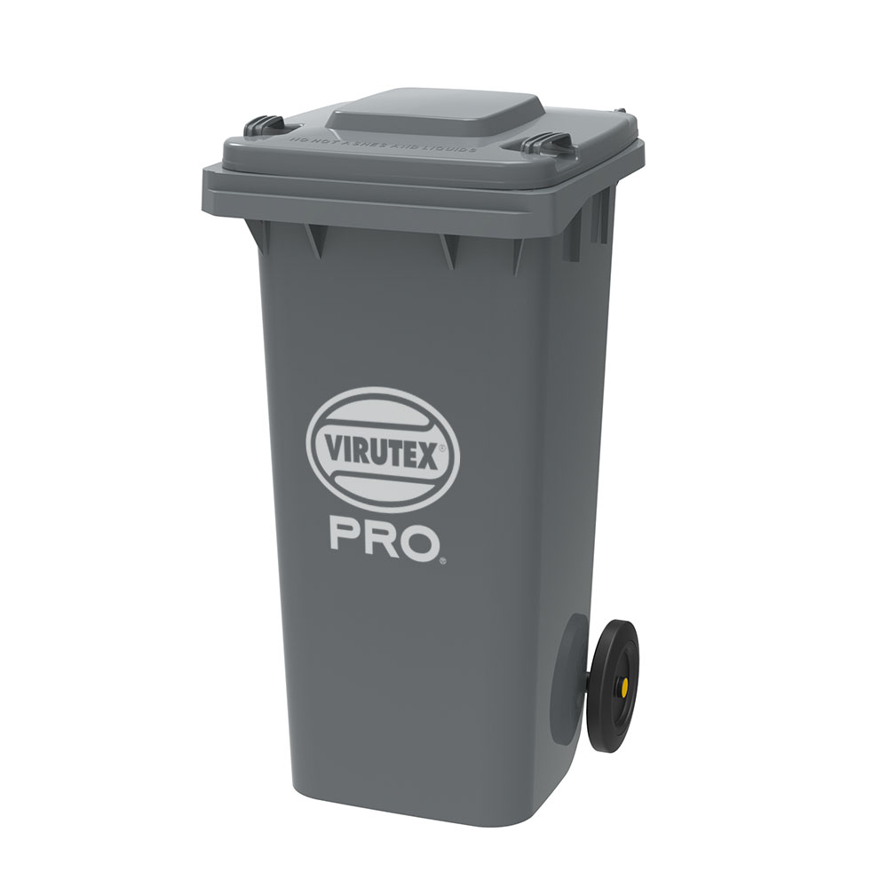 CONTENEDOR BASURA VIRUTEX 120 LTS. VTX PRO ( DESC. ) ( LIC. )