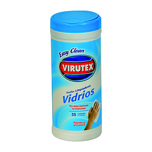 TOALLITAS LIMPIA VIDRIOS VIRUTEX 35 UND. 