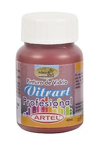 PINTURA VITRART ARTEL 40 ml. ROJA Nro. 88