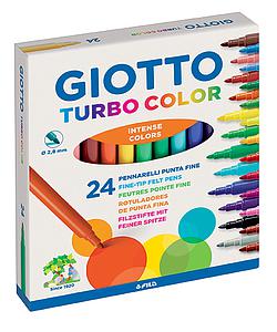MARCADOR GIOTTO TURBO COLOR 24 COLORES1189