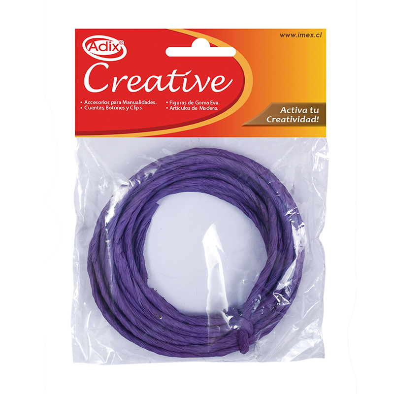 CORDEL DE PAPEL ADIX VIOLETA ( DESC. )