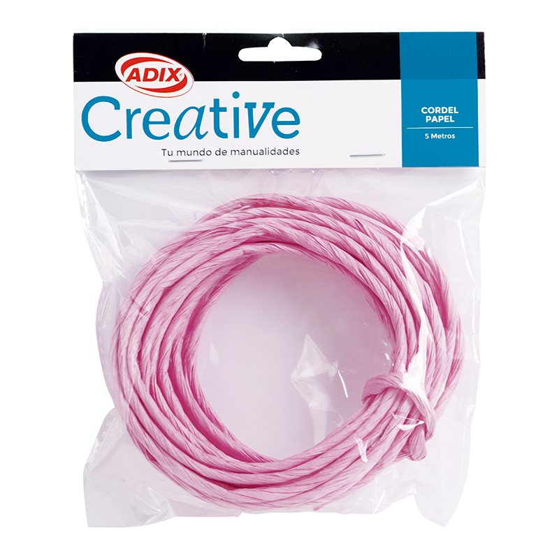 CORDEL DE PAPEL ADIX ROSADO ( DESC. )
