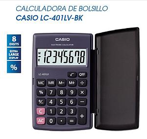 CALCULADORA CASIO LC-401LV-BK