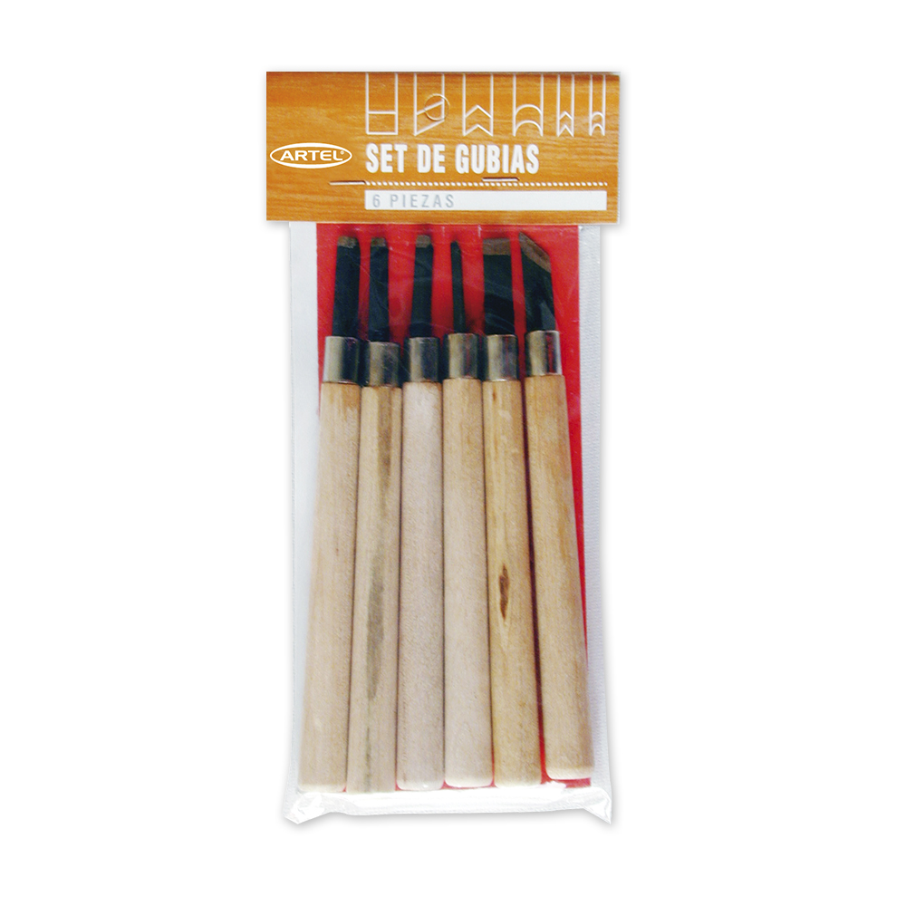 SET DE GUBIAS PARA TALLADO EN MADERA