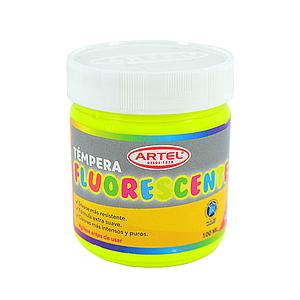 TEMPERA FLUORESCENTE ARTEL AMARILLA 100 ml. ( DESC. )