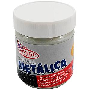 TEMPERA METALICA ARTEL PLATA 100 ml. 