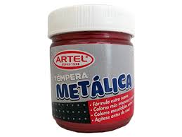 TEMPERA METALICA ARTEL BURDEO 100 ml. 