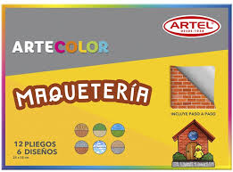 ESTUCHE ARTEL MAQUETERIA 6 PLIEGOS 25 X 35