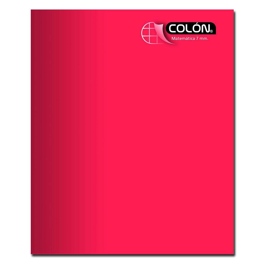 CUADERNO COLON DOBLEZ 7mm 40 Hjs. LISO