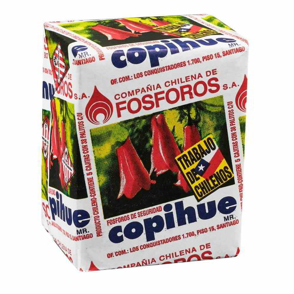 FOSFOROS COPIHUE PAQUETE 10 CAJITAS
