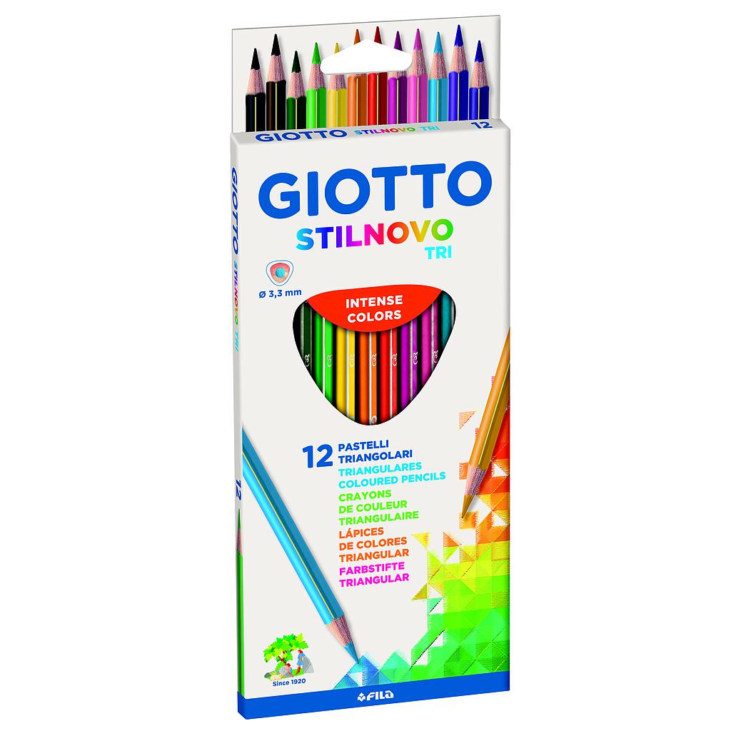 LAPICES DE COLORES GIOTTO STILNOVO TRI 12 Unidades ( DESC. )