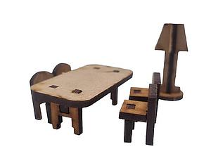 MUEBLE PARA MAQUETA COMEDOR LASER
