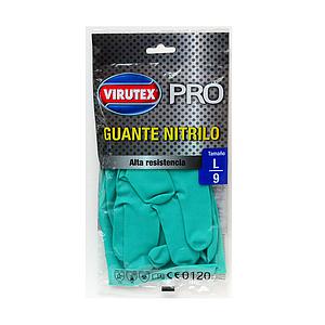 GUANTE MULTIUSO NITRILO VIRUTEX VERDE (L) VTX PRO. 