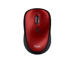 MOUSE INALAMBRICO TRUST YVI SILENT ROJO