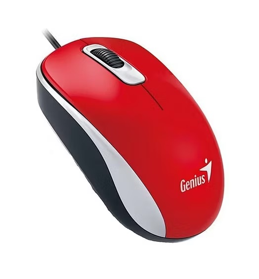 MOUSE ALAMBRICO GENIUS DX-110 ROJO