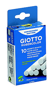 TIZA GIOTTO ROBERCOLOR 10 UNID. BLANCA ( CM )