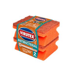 ESPONJA VIRUTEX ACANALADA COBRE X 2 CREATIVA