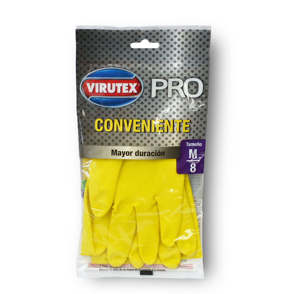 GUANTE VIRUTEX PRO AMARILLO CONV. (M)
