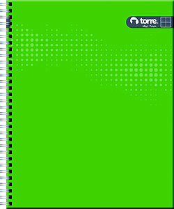 CUADERNO TORRE UNIV. 7mm 100 hjs CLASICO LISO T/D ( CM )