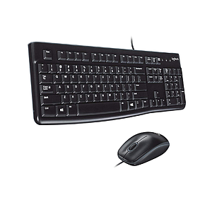 KIT TECLADO + MOUSE ALAMBRICO LOGITECH MK120 USB