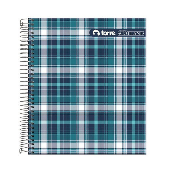 CUADERNO TORRE BOOK 1/2 OFICIO 7mm 150 Hjs CLASIC SCOTLAND 