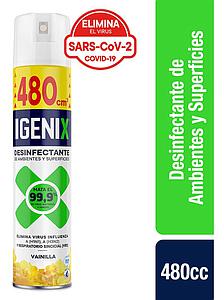 DESINFECTANTE IGENIX VIRGINIA JIRAFA VAINILLA 480 cc. 