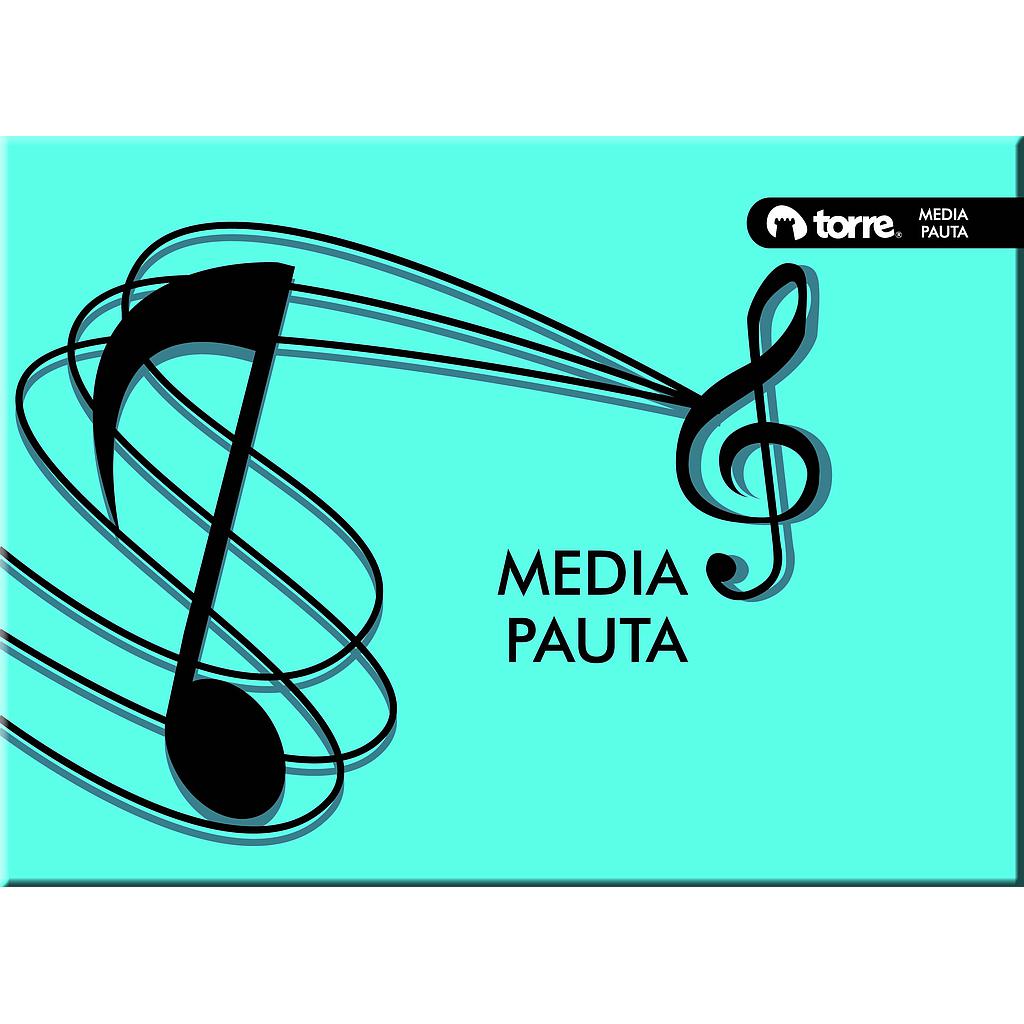 CUADERNO COLON MUSICA 1/2 PAUTA 10 Hjs