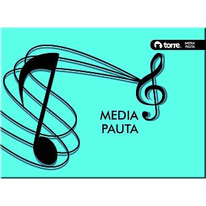 CUADERNO COLON MUSICA 1/2 PAUTA 10 Hjs