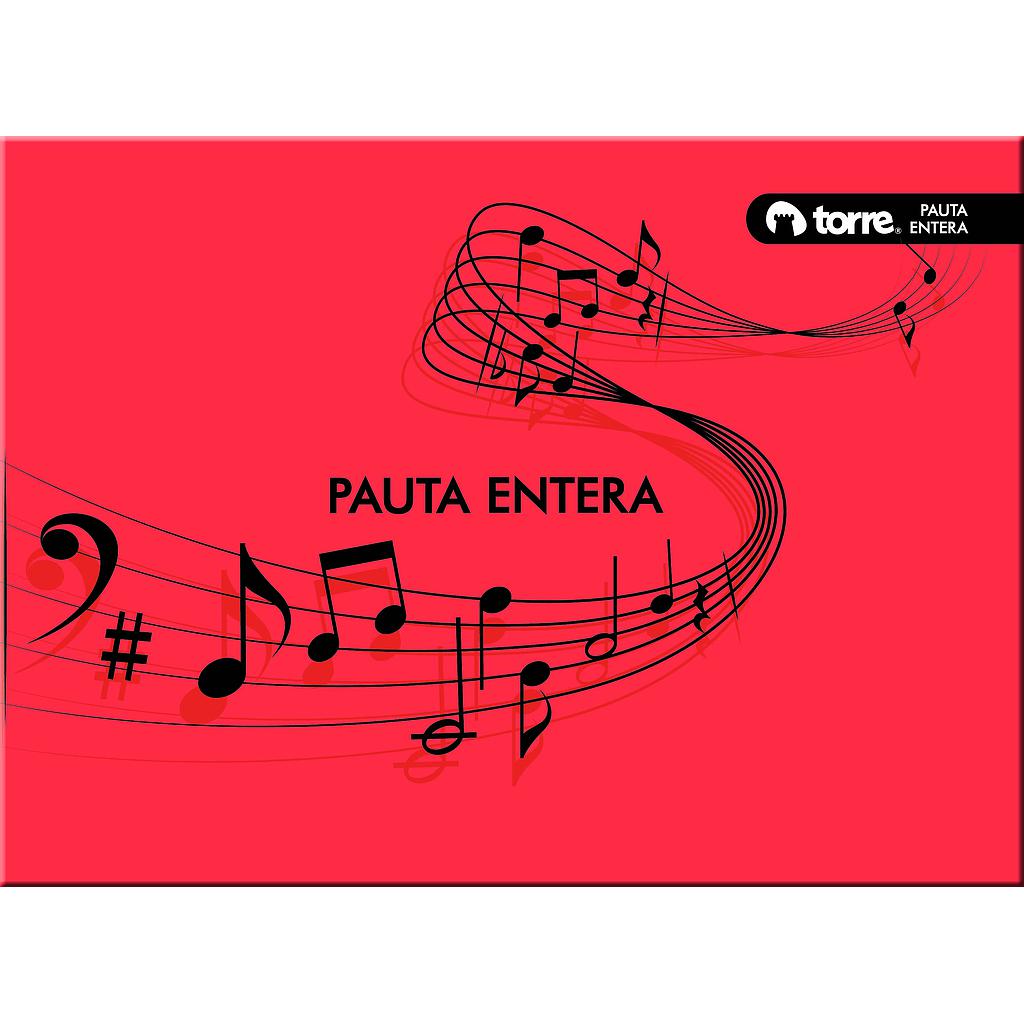 CUADERNO TORRE MUSICA PAUTA ENTERA 10 Hjs