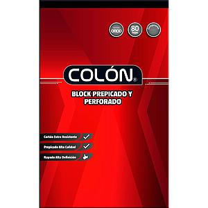 BLOCK COLON PREPICADO OFICIO COMPOSICION 80 Hjs