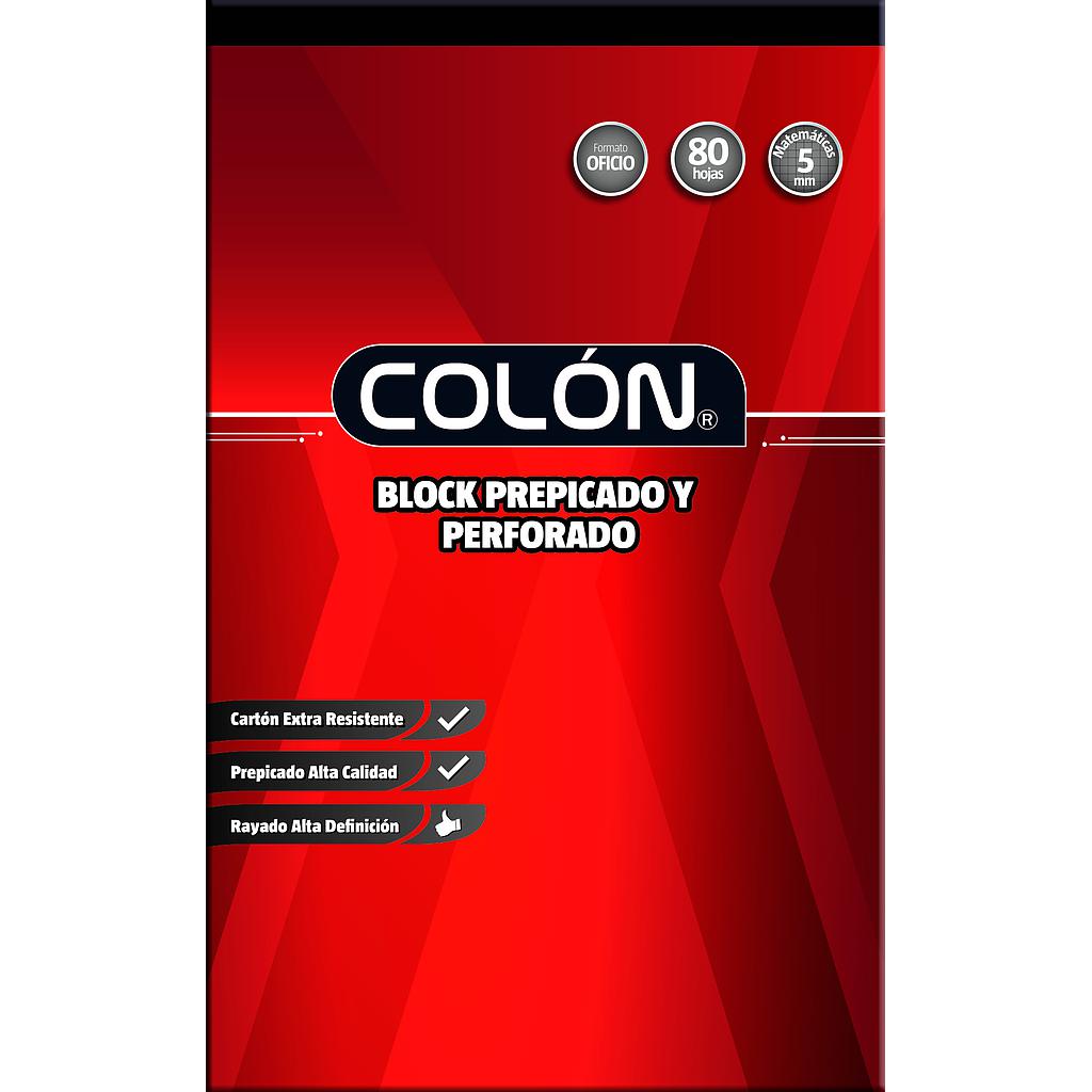 BLOCK COLON PREPICADO OFICIO 5MM