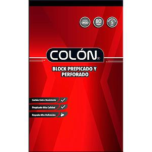 BLOCK COLON PREPICADO OFICIO 5MM