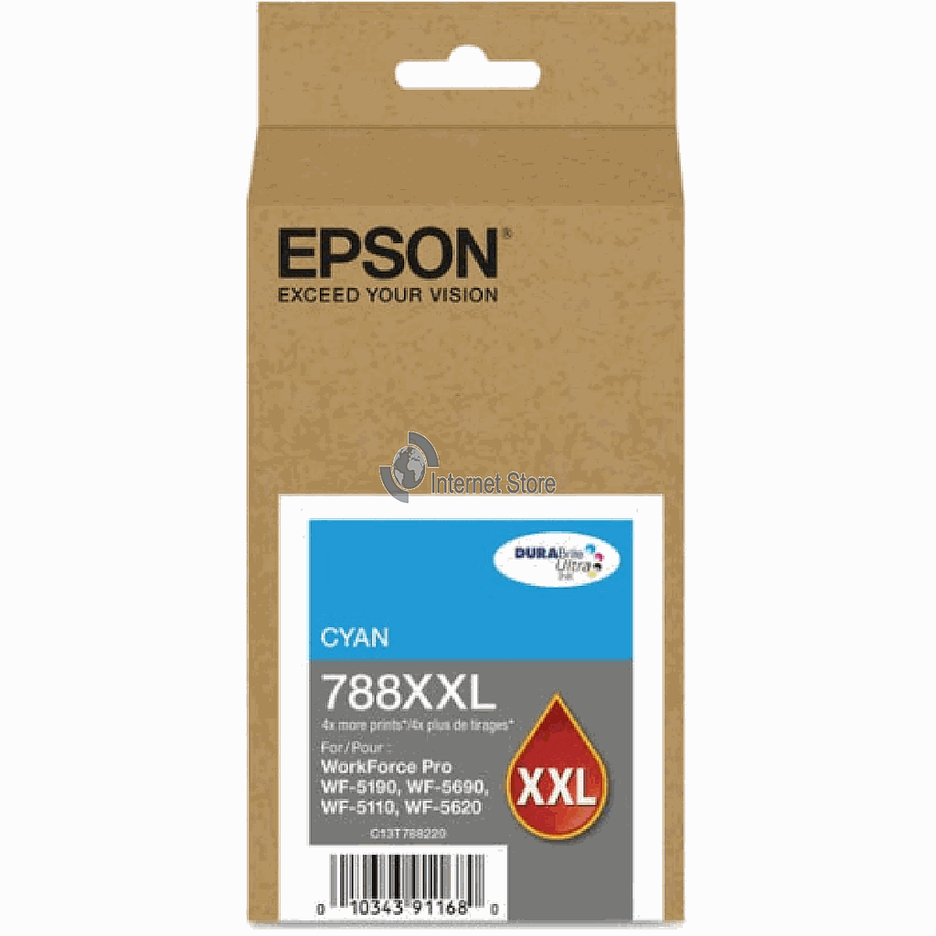 CARTRIDGE EPSON 788XXL WF-5190/5690 CYAN