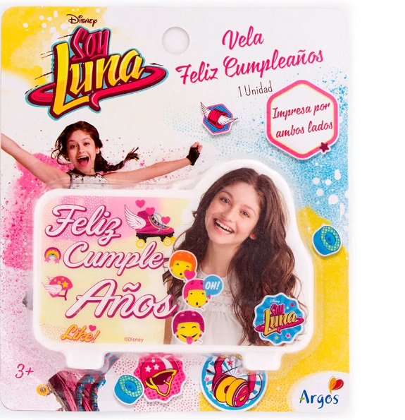 VELA 2D SOY LUNA 1UND.
