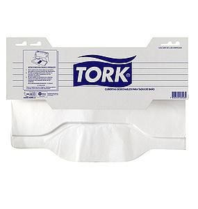 SET CUBIERTAS DESECHABLES TORK PARA TAZA DE BAÑO 125 UNID.