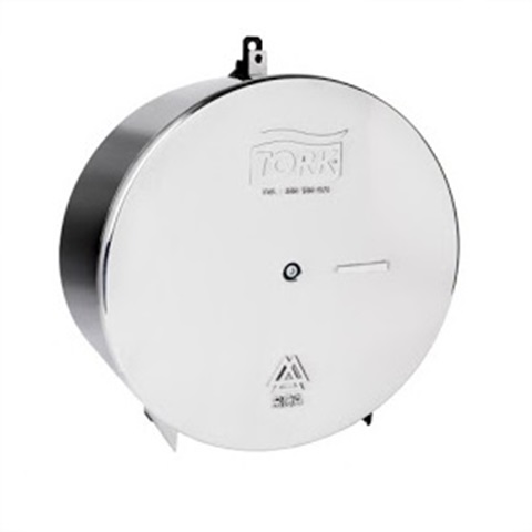 DISPENSADOR HIGIENICO TORK MEGAROLLO ACERO INOXIDABLE ( DESC. )