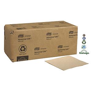 SERVILLETA TORK INTERPLEGADA XPRESSNAP UNIVERSAL COLOR NATURAL 600 HJS