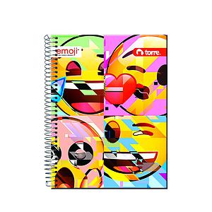 CUADERNO TORRE TOP 7mm 150 Hjs EMOJI