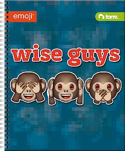 CUADERNO TORRE UNIV. CLASICO 7mm 100 Hjs EMOJI ( DESC. )