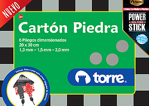 ESTUCHE TORRE CARTON PIEDRA 6UND. 20 X 30CM